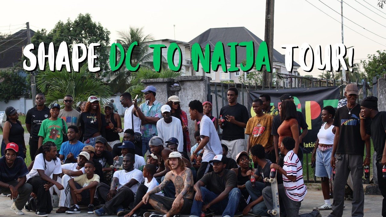SKate Jawn x SHAPE - SHAPE DC TO NAIJA TOUR cover