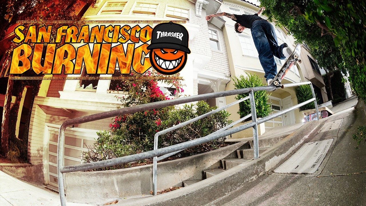 Thrasher x Spitfire - SAN FRANCISCO BURNING cover